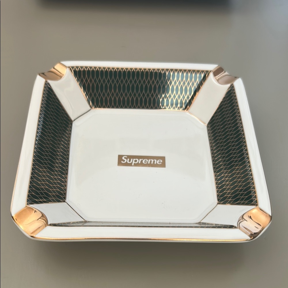 Supreme Green and Gold Ashtray